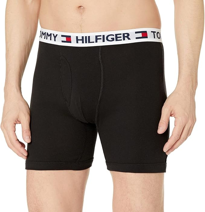 Tommy Hilfiger 男士純棉四件組四角褲 - 美國直購