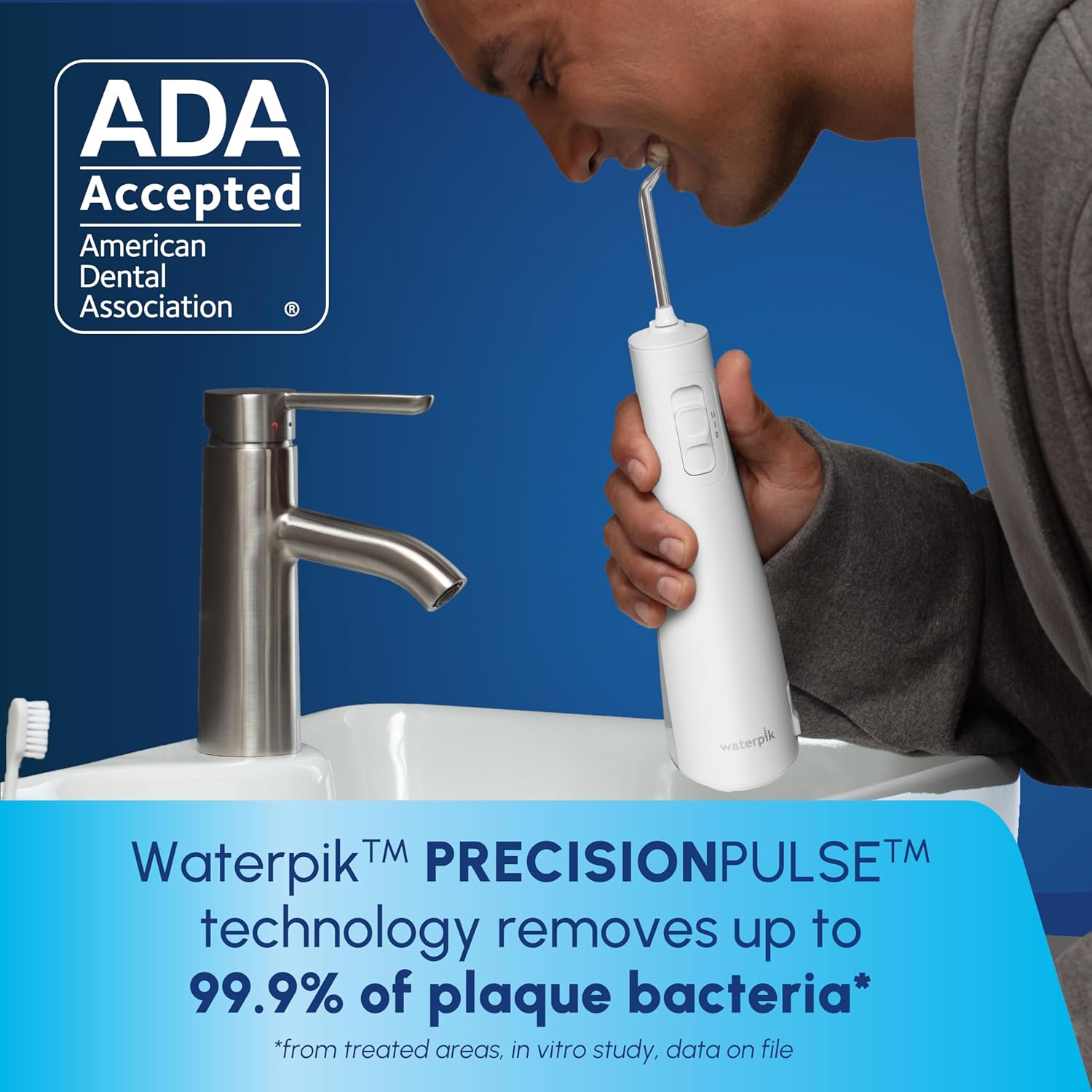 Waterpik 無線脈衝 3100 可充電便攜式沖牙器