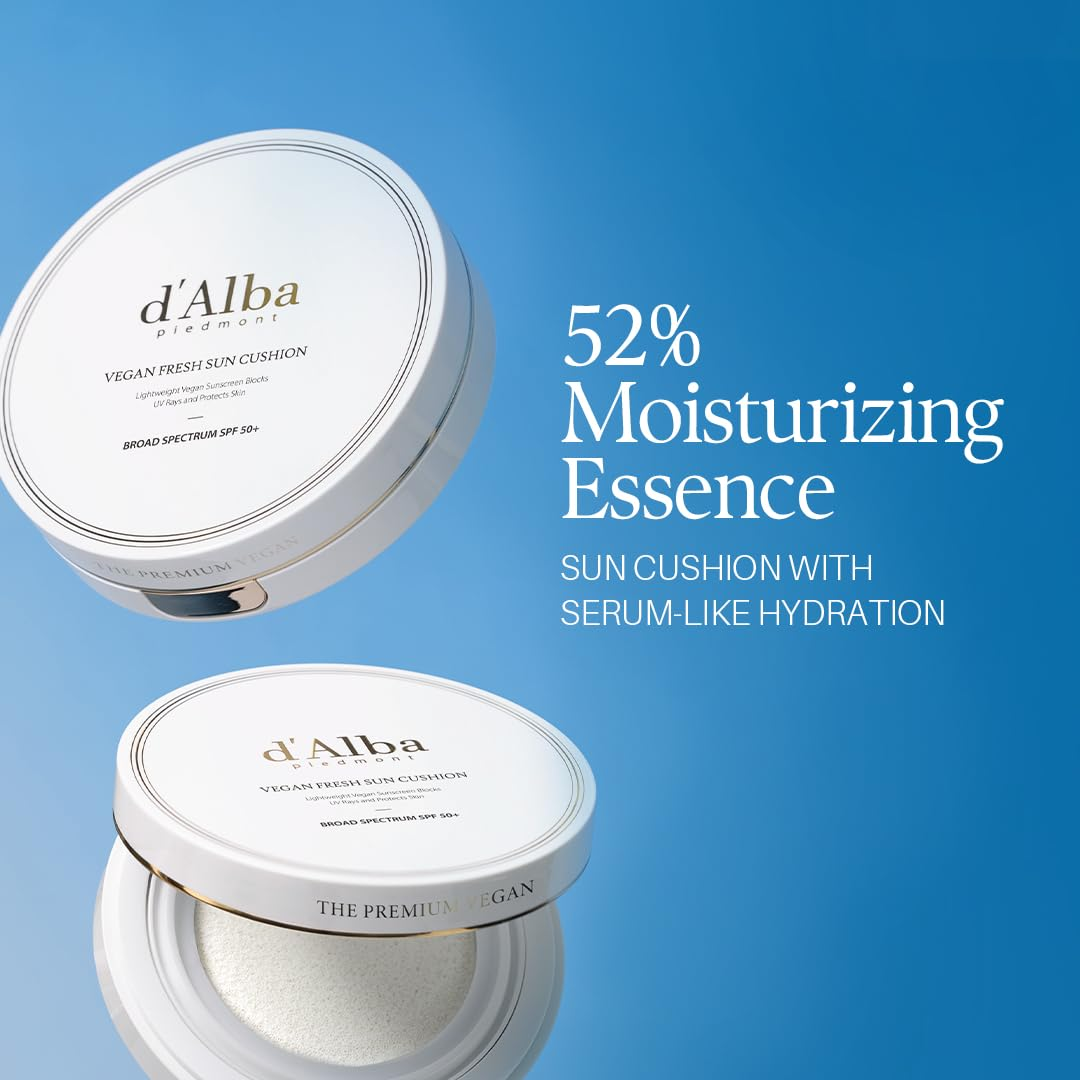 d'alba Piedmont Vegan Fresh Sun Cushion 防曬氣墊 BROAD SPECTRUM SPF 50+ (0.88 oz)
