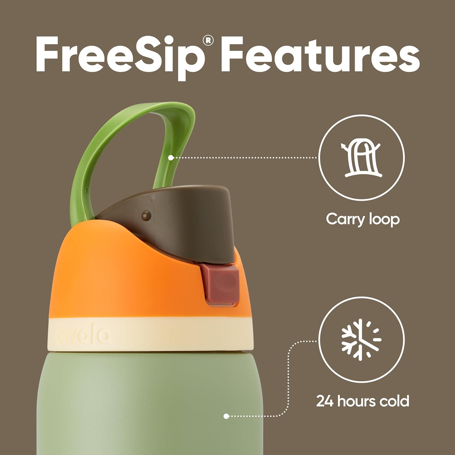 Owala FreeSip 保溫不鏽鋼雙飲水瓶 (32oz / 迷彩酷炫款)