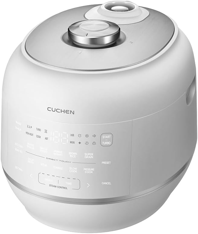 Cuchen IH壓力電飯鍋 6杯 – 316Ti不鏽鋼內鍋，韓國製造