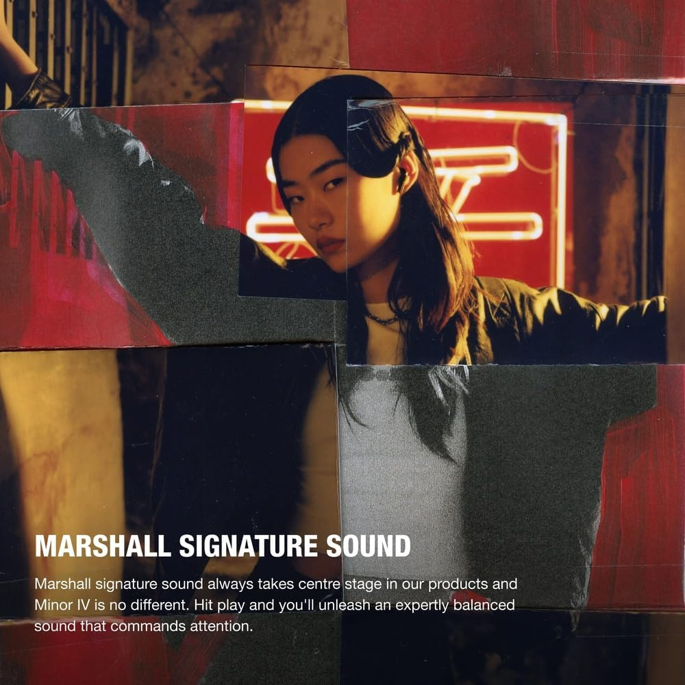 Marshall Minor IV 真無線藍牙耳機 經典搖滾音質 (黑色)