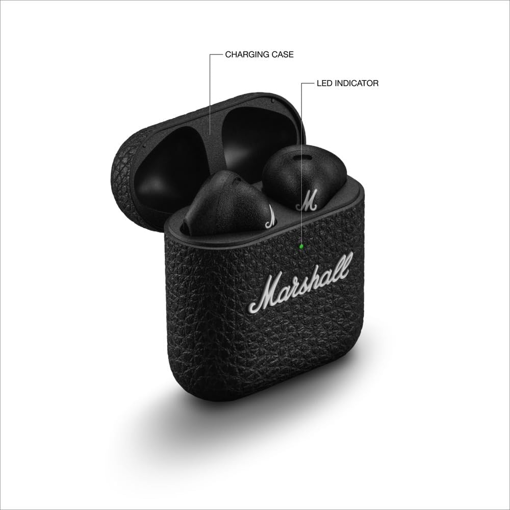 Marshall Minor IV 真無線藍牙耳機 經典搖滾音質 (黑色)