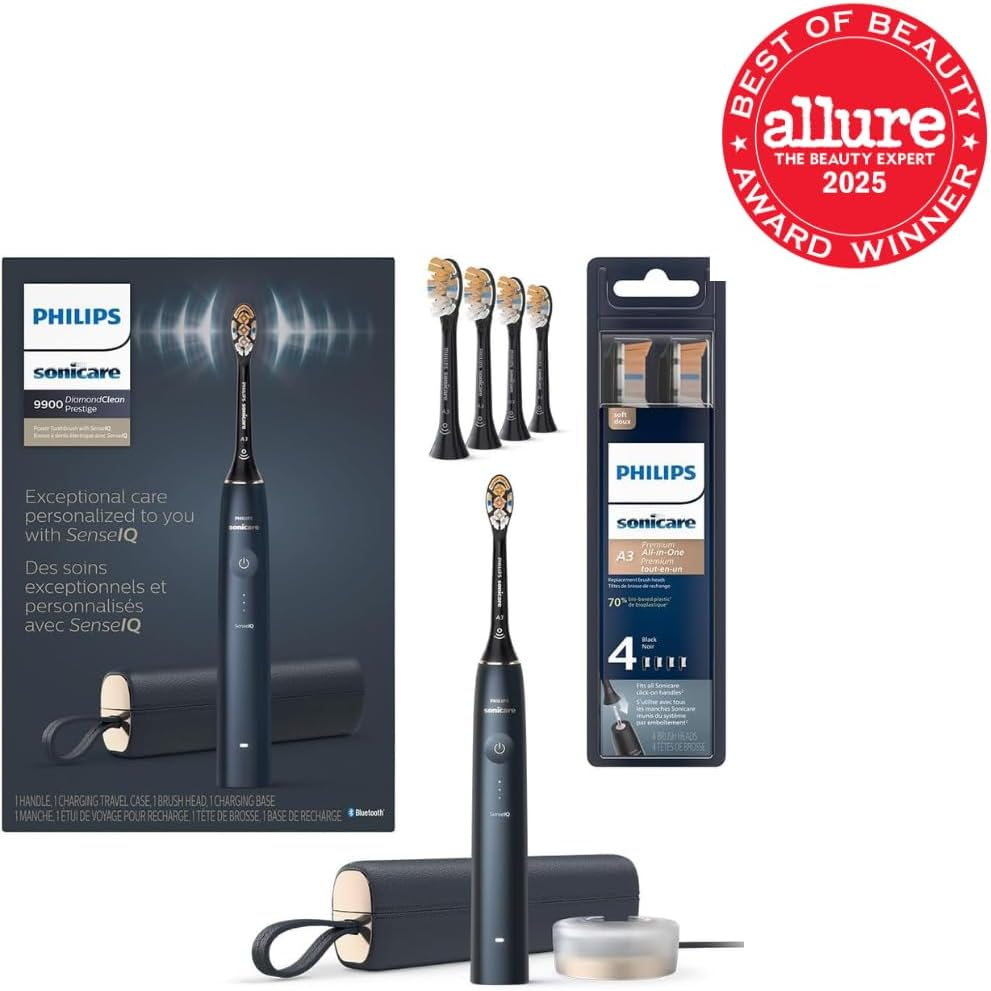 Philips Sonicare DiamondClean 9900 Prestige 頂級智慧吸震電動牙刷 (型號 BD9002AZ) - 午夜藍
