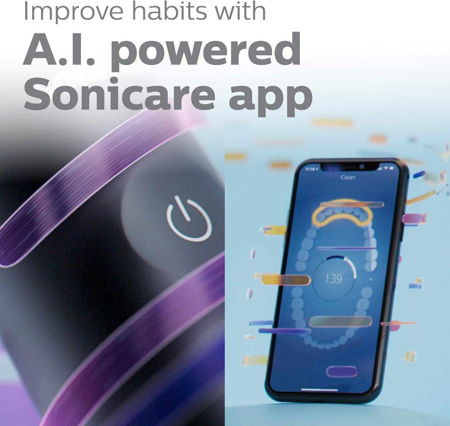 Philips Sonicare DiamondClean 9900 Prestige 頂級智慧吸震電動牙刷 (型號 BD9002AZ) - 午夜藍