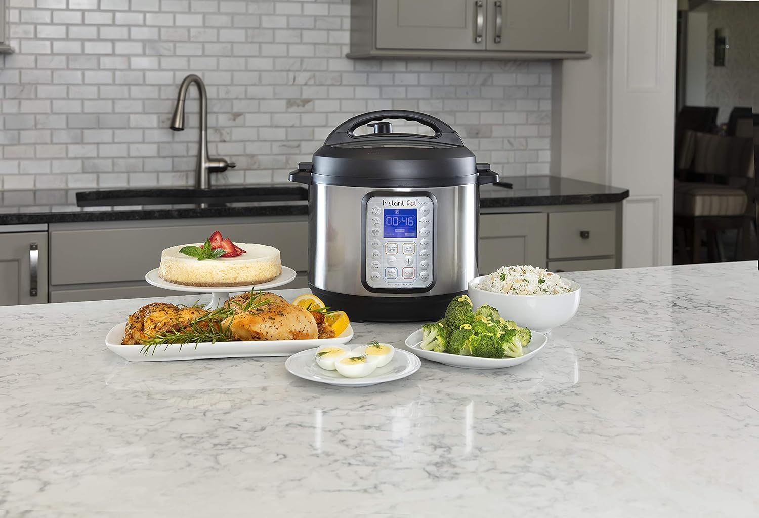 Instant Pot Duo Plus 9合1多功能電壓力鍋 (6誇脫/1000W) - 不鏽鋼