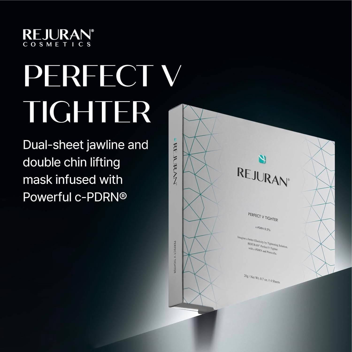 REJURAN 雙效V臉緊緻拉提面膜 (4入) | 補水抗老