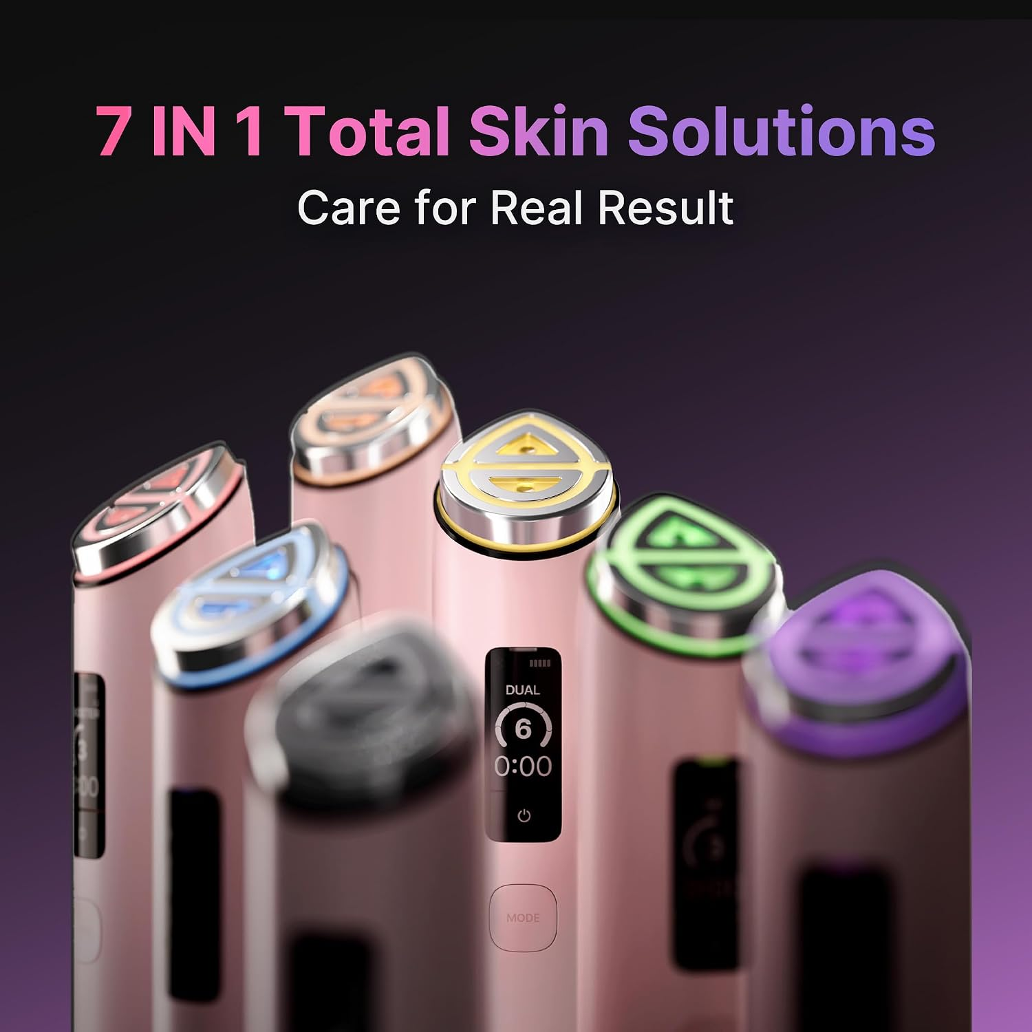 Medicube Booster Pro X2 7合1膠原蛋白水光美容儀 (粉色/白色) | 2倍速效 緊緻毛孔 提亮水光 亞馬遜限定新款