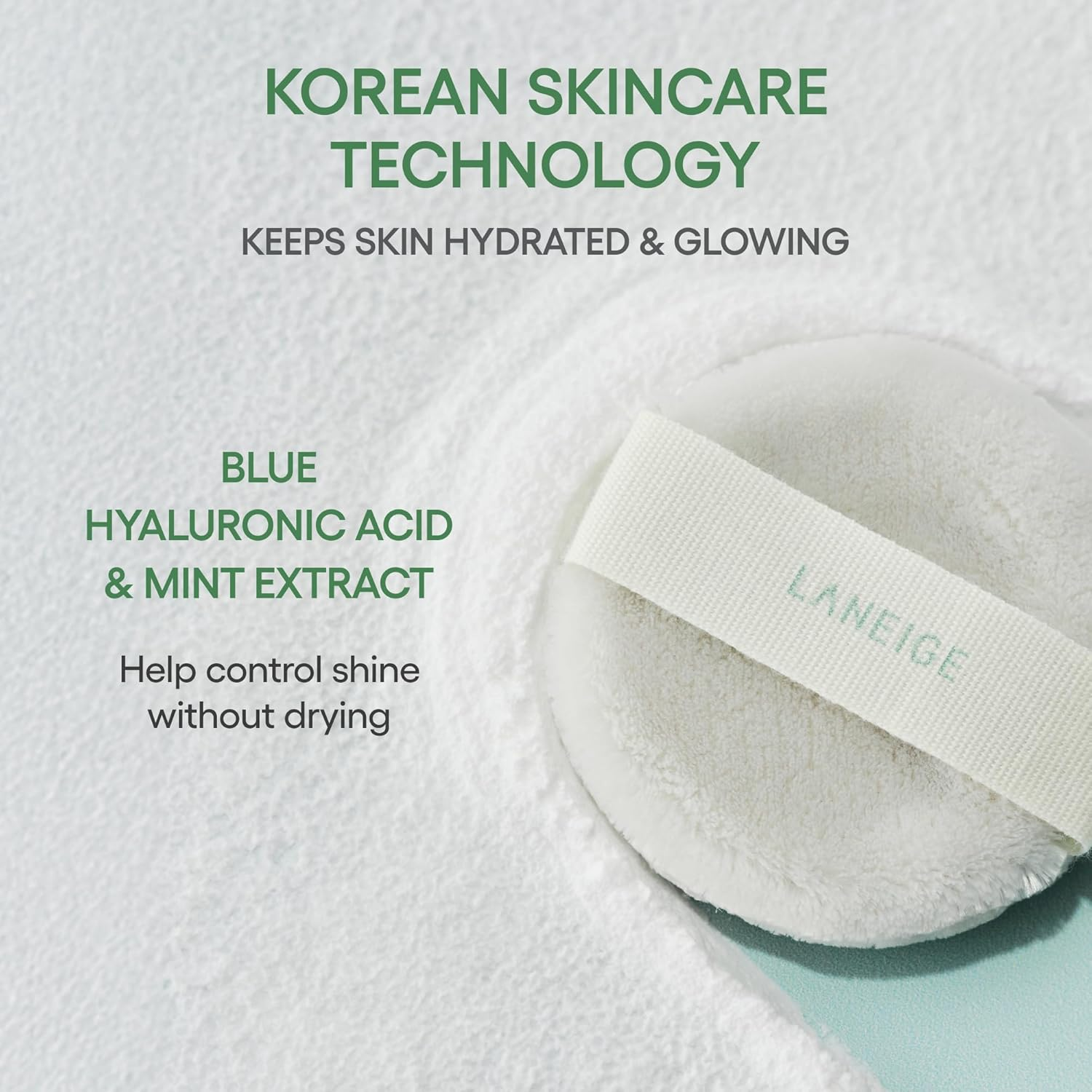 LANEIGE 蘭芝 NEO超輕淨迷霧蜜粉餅 | 柔焦控油/隱形毛孔 40%Off 亞馬遜限定特價附贈專利防漏隨身包裝