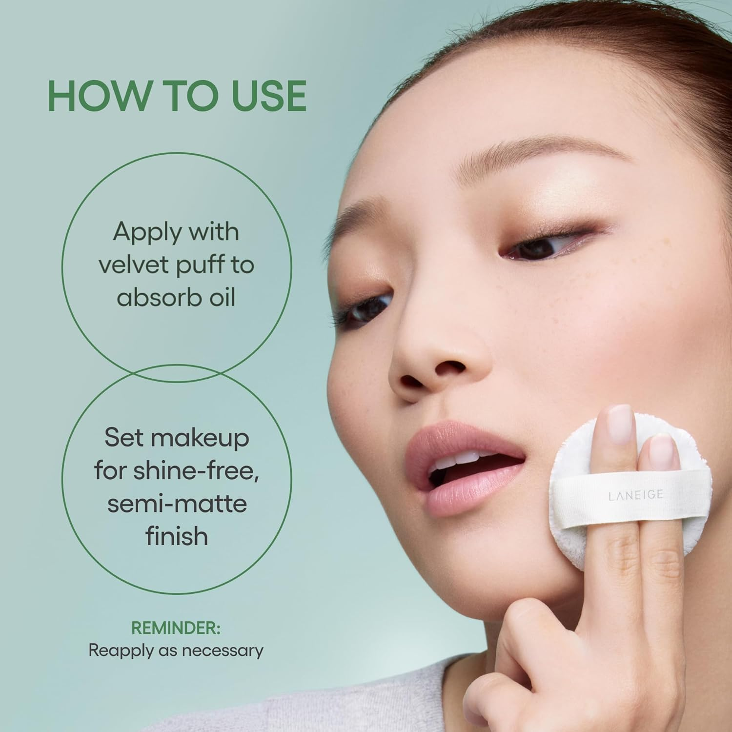 LANEIGE 蘭芝 NEO超輕淨迷霧蜜粉餅 | 柔焦控油/隱形毛孔 40%Off 亞馬遜限定特價附贈專利防漏隨身包裝