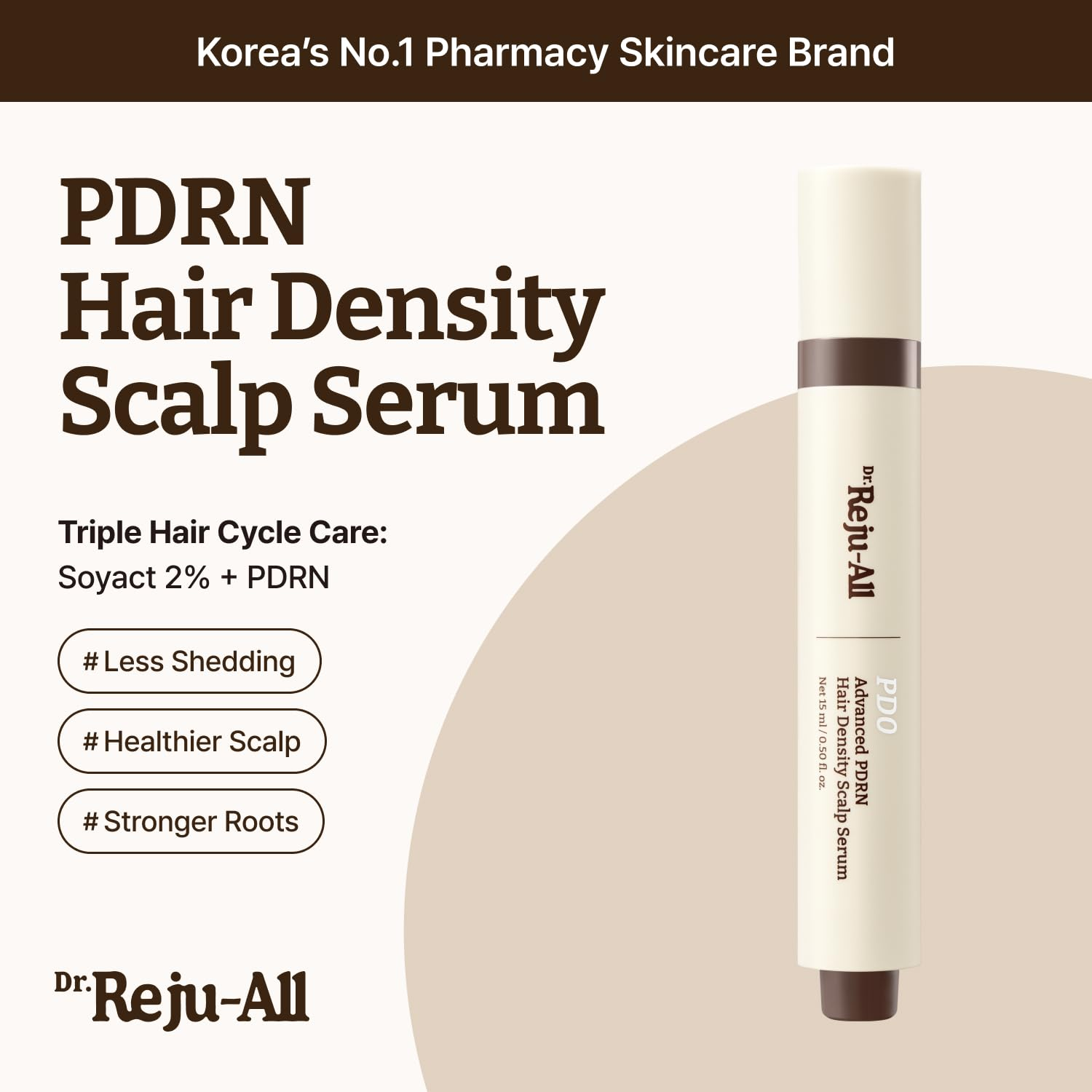 ✨ Dr.Reju-All PDRN 密集健髮豐盈頭皮精華 (15ml / 0.5 Fl Oz) ✨