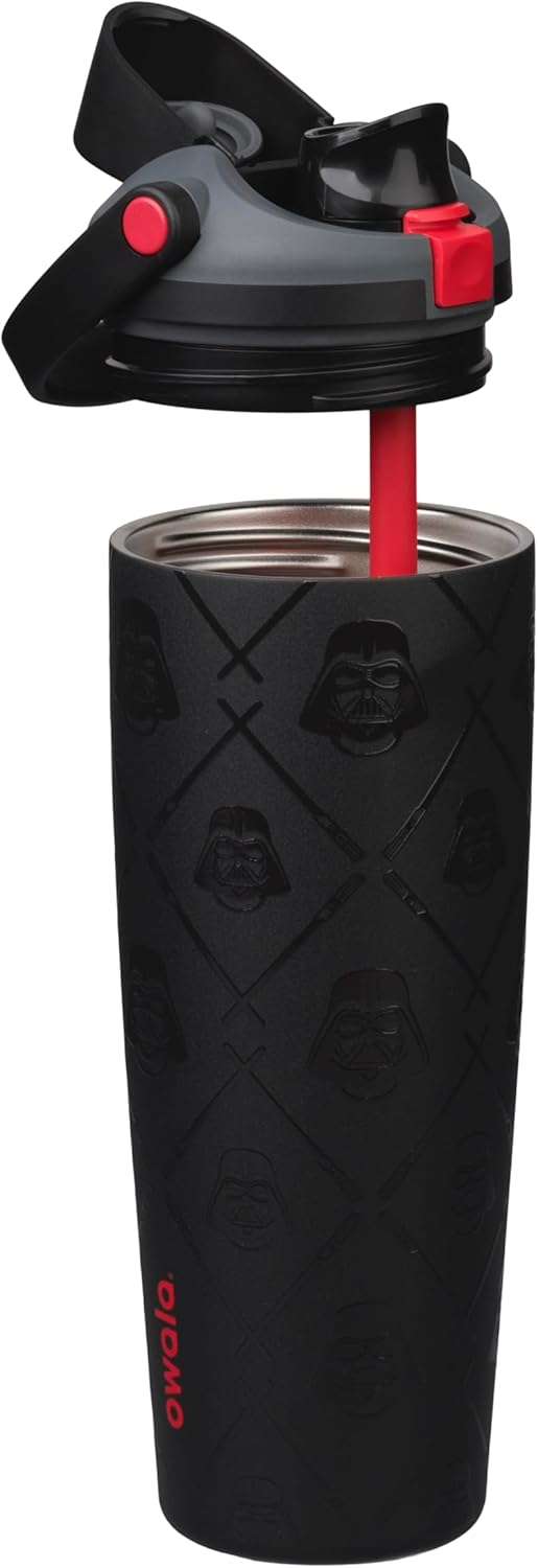Owala Star Wars 星際大戰聯名款 FreeSip Sway 不鏽鋼雙飲保溫瓶 30oz (黑武士/Darth Vader)