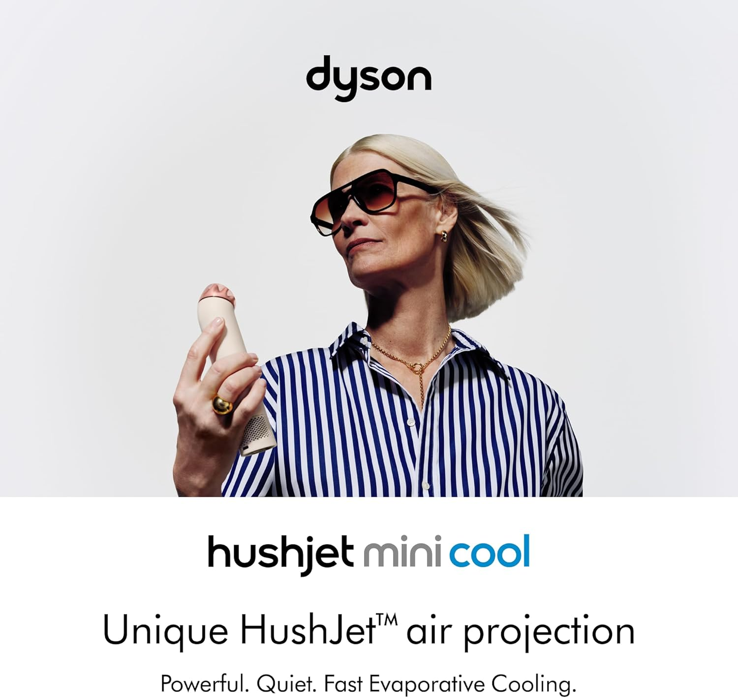 戴森 Dyson HushJet™ 迷你酷風扇（石色/腮紅）