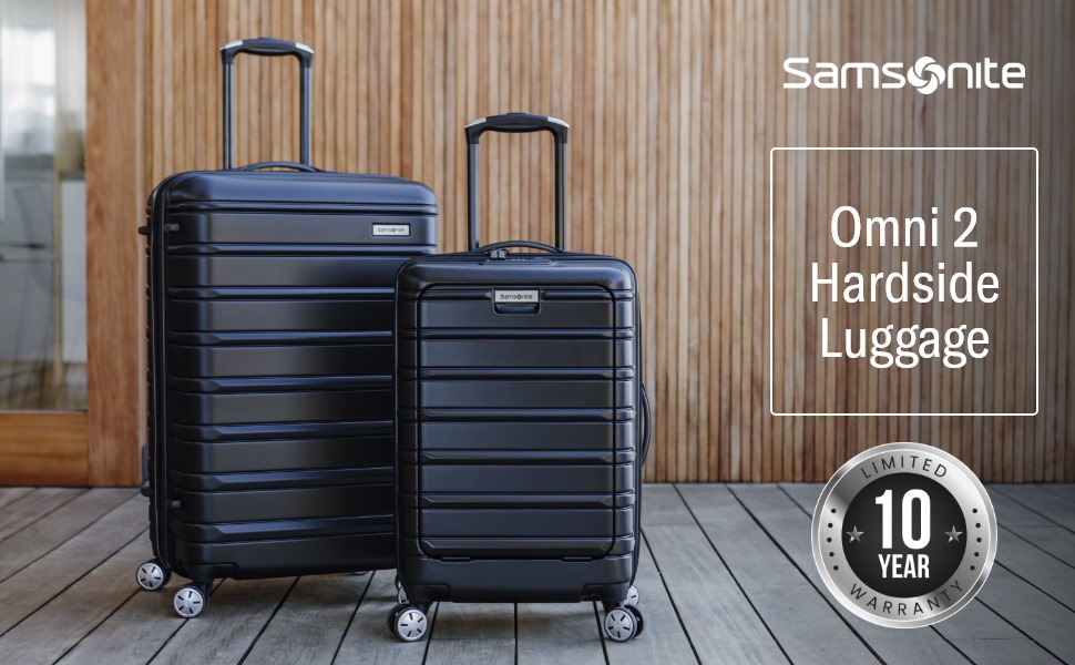 新秀麗 Samsonite Omni 2 雙件組行李箱（19吋登機箱+24吋託運箱/碳鋼黑）