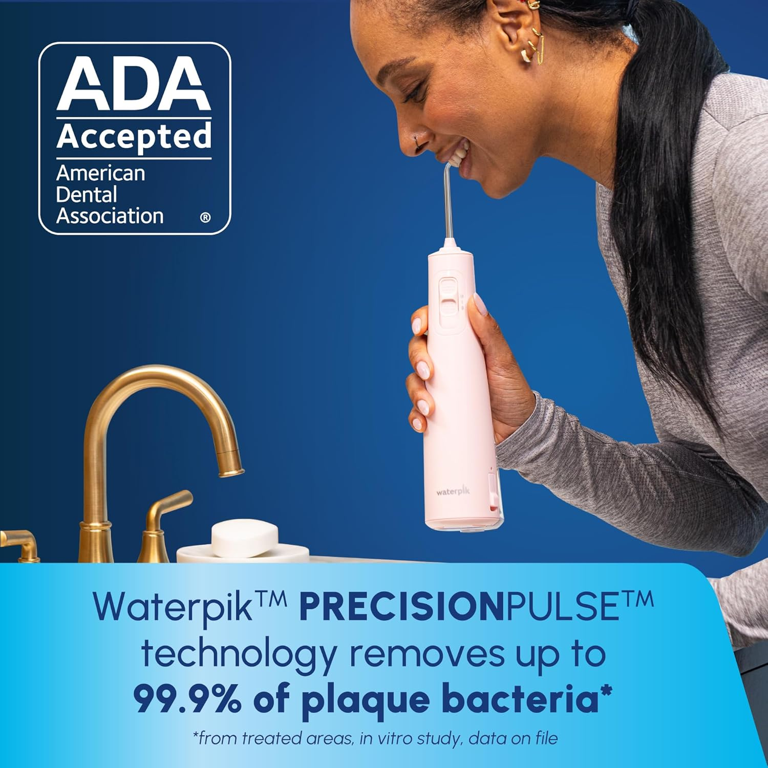 Waterpik Cordless Pulse 3100 手持無線脈衝沖牙機 (隨身/旅行/淋浴可用)