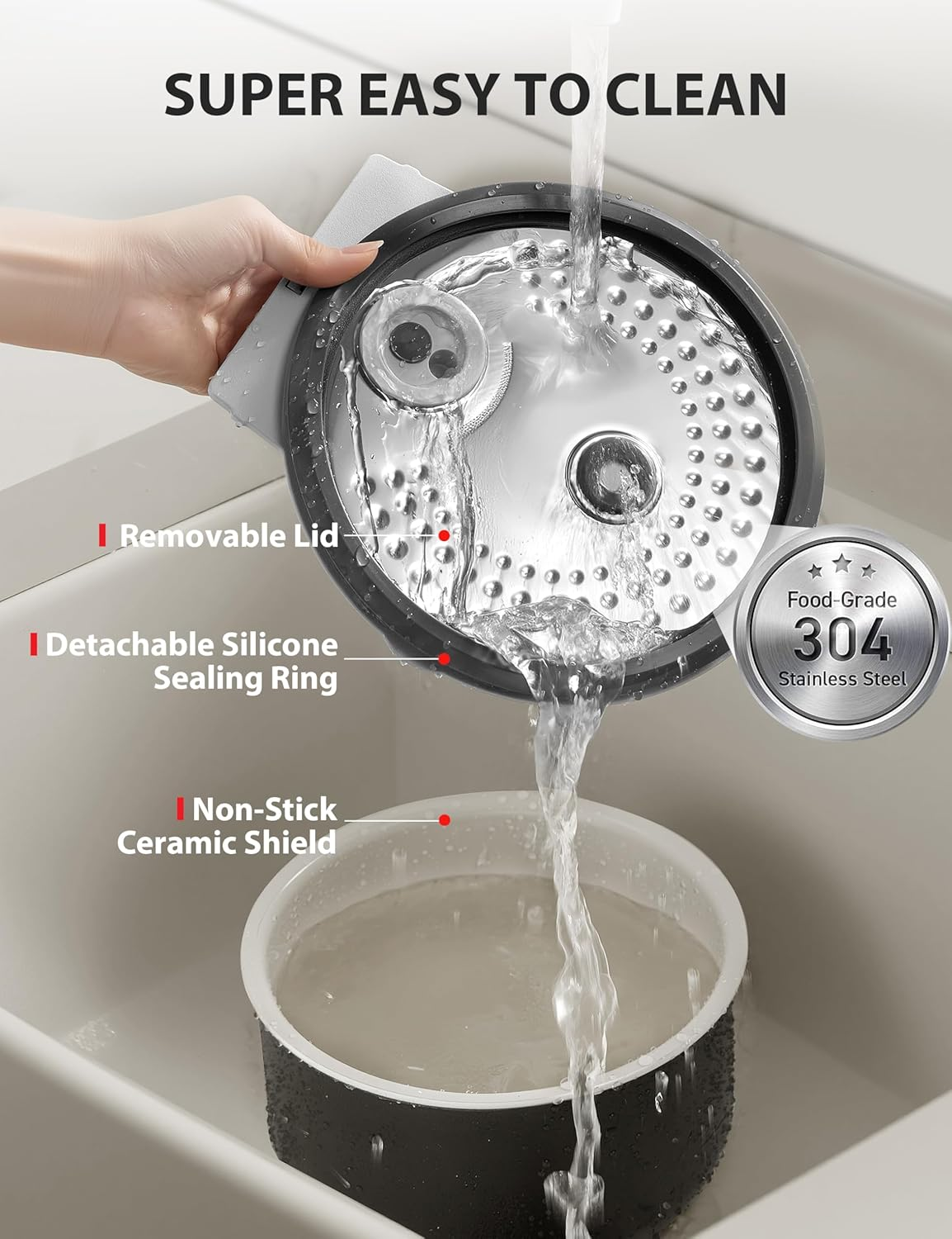 【TOSHIBA 東芝】10杯生米大容量 微電腦多功能電子鍋/電飯煲 15合1選單 (OriginTaste Rice Cooker 10-Cup)