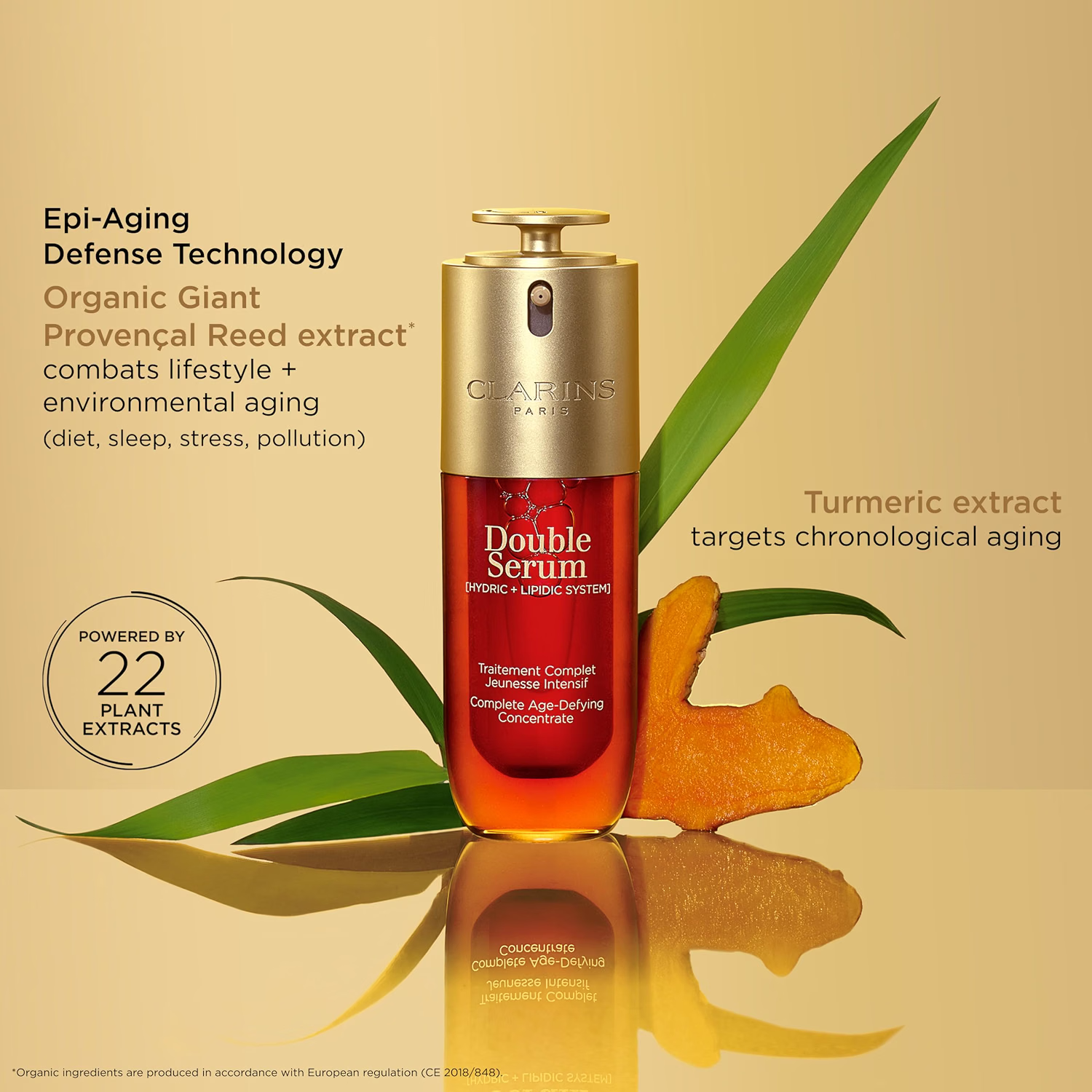 【Clarins 克蘭詩】黃金雙激萃 75ml 大容量 (Double Serum 2.5 Fl Oz)