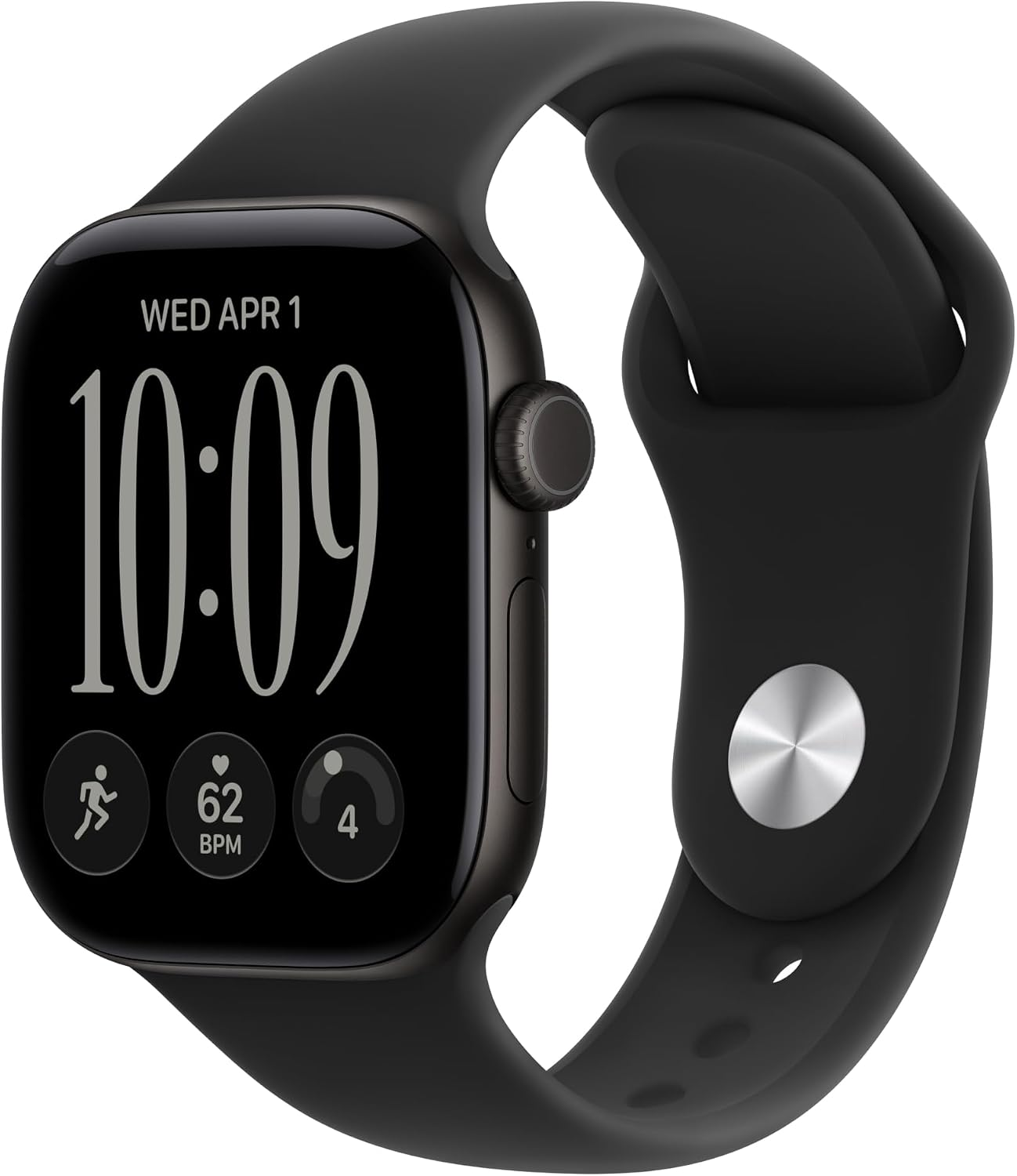 【Apple】Apple Watch Series 12 GPS 42mm 智慧手錶 (太空灰鋁金屬錶殼/海軍藍運動錶帶/健康追蹤/多色可選)