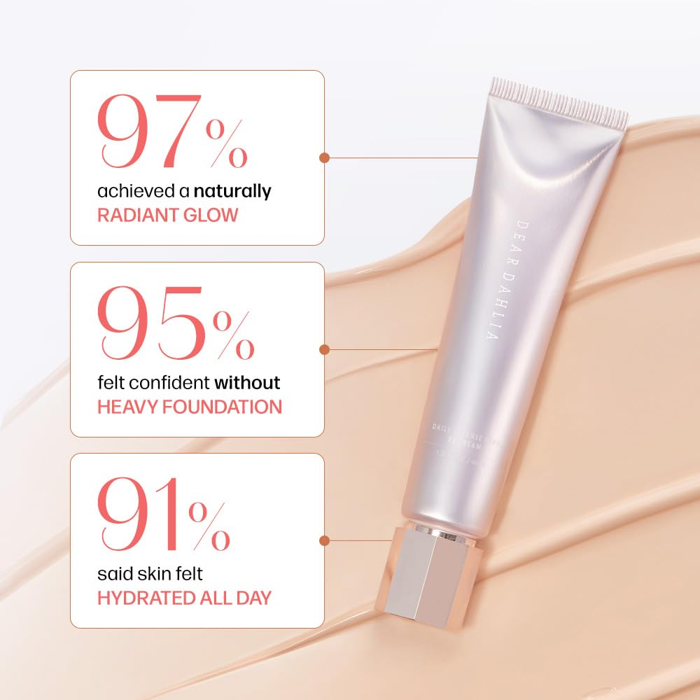 【DEARDAHLIA】Daily PDRN BB Cream 養膚光澤BB霜 (積雪草PDRN/保濕純素/中度遮瑕/玻璃光澤/1.35 fl oz/多色可選)