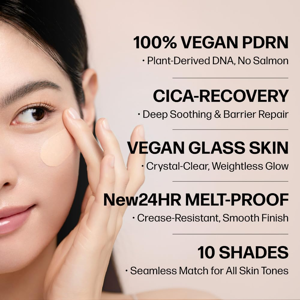 【DEARDAHLIA】Daily PDRN BB Cream 養膚光澤BB霜 (積雪草PDRN/保濕純素/中度遮瑕/玻璃光澤/1.35 fl oz/多色可選)