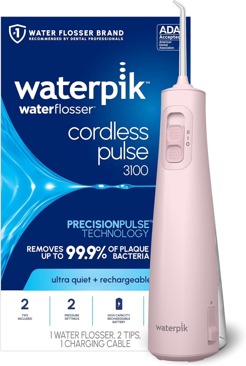 Waterpik Cordless Pulse 3100 手持無線脈衝沖牙機 (隨身/旅行/淋浴可用)