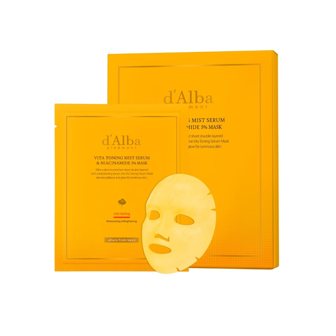 d'alba 白松露 5%菸鹼醯胺維他命亮白修護面膜 (4片裝)