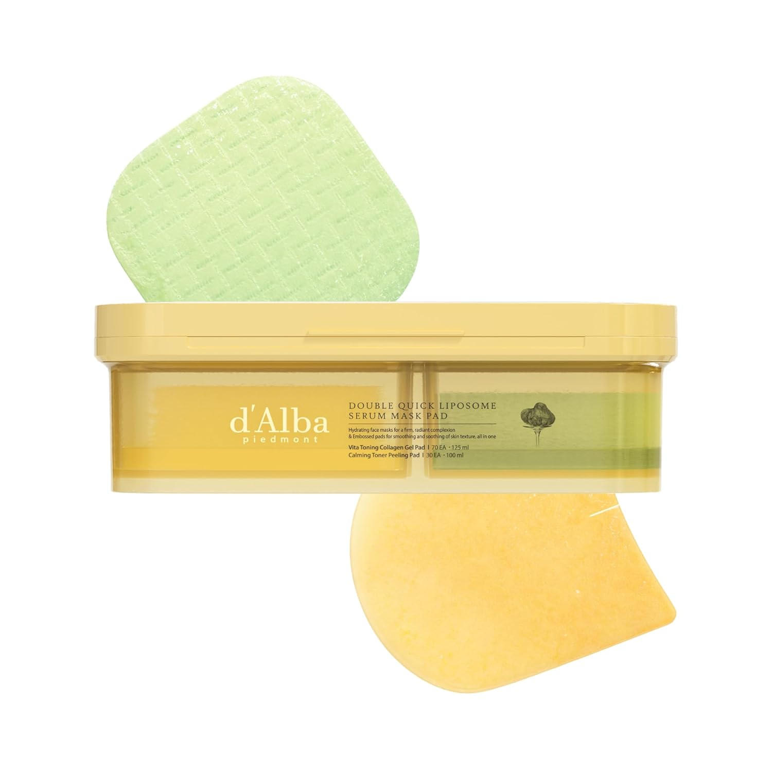 d'Alba】黛爾珀 雙效速效脂質體精華面膜棉片套組 (70片+30片)