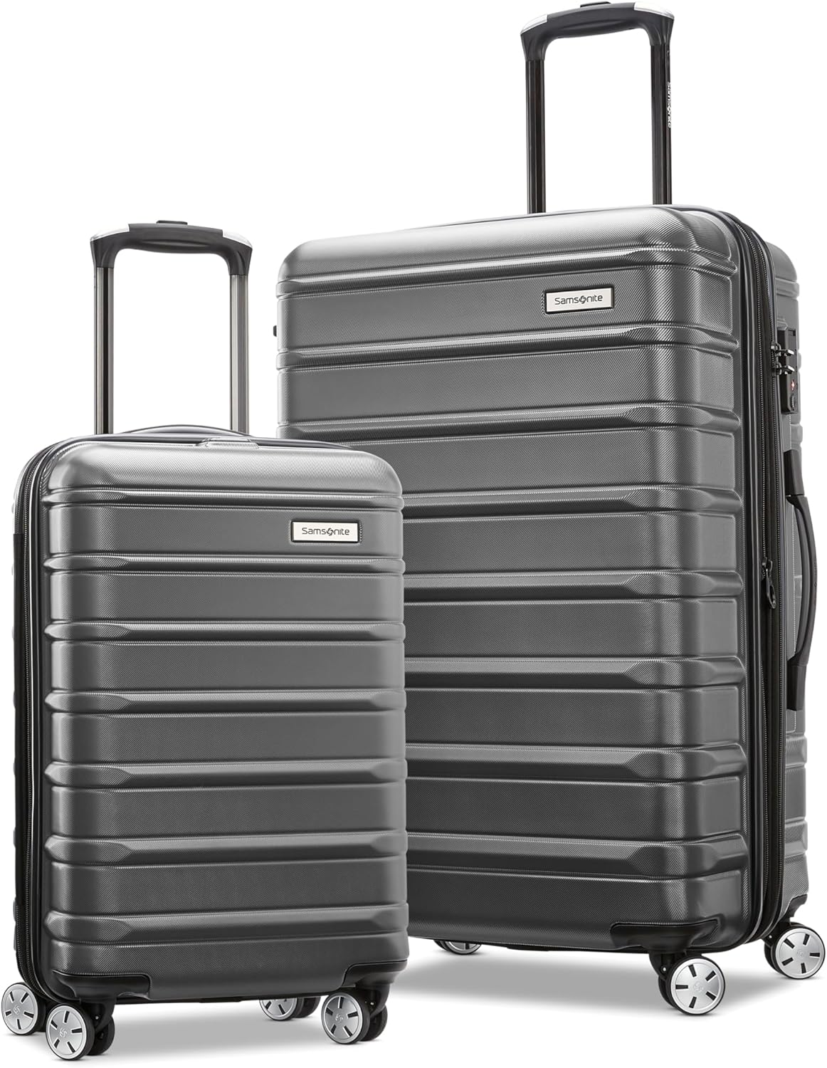 新秀麗 Samsonite Omni 2 雙件組行李箱（19吋登機箱+24吋託運箱/碳鋼黑）