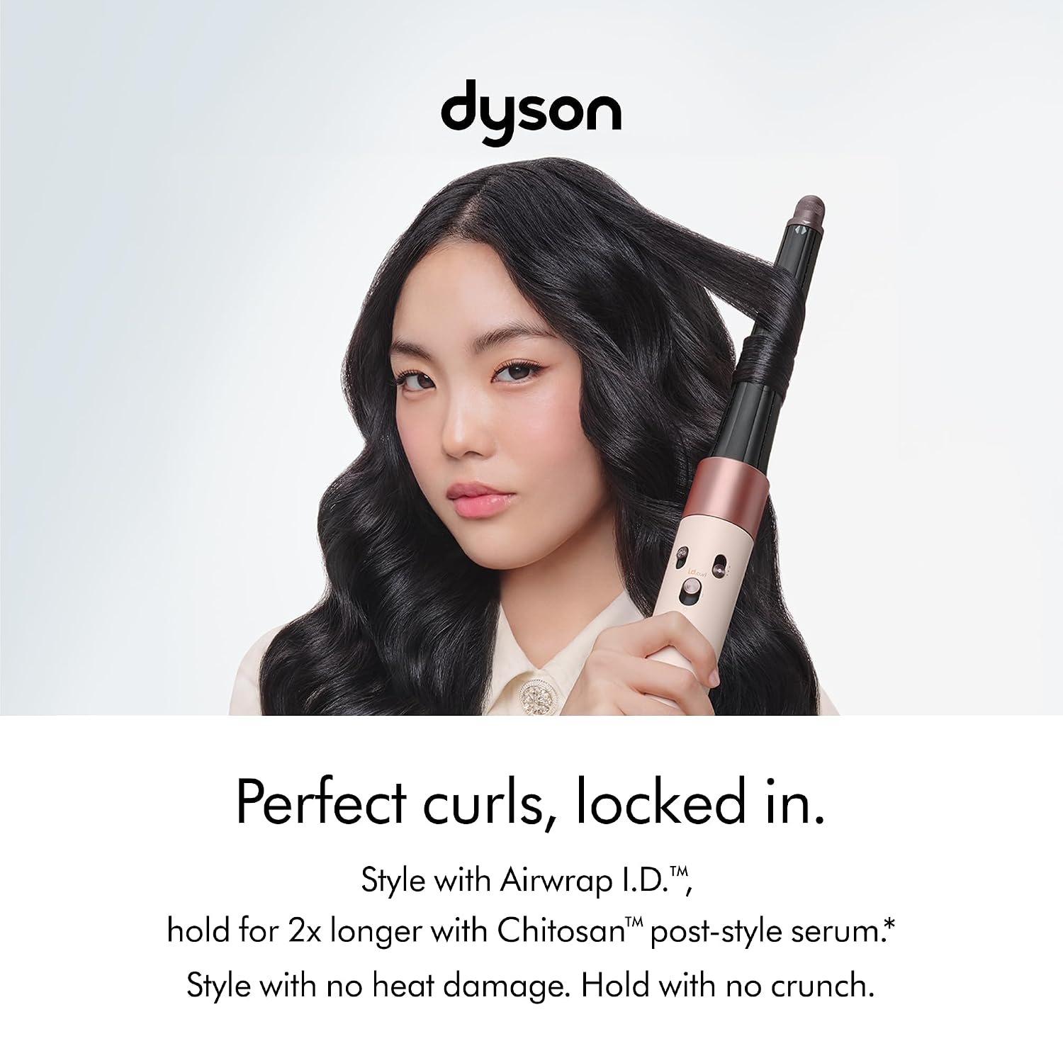 Dyson Airwrap i.d. 藍牙智慧多功能吹整器 6合1豪華組 (附 Chitosan 造型精華) | 100%零熱傷害 雙倍持妝鎖型 亞馬遜限定款