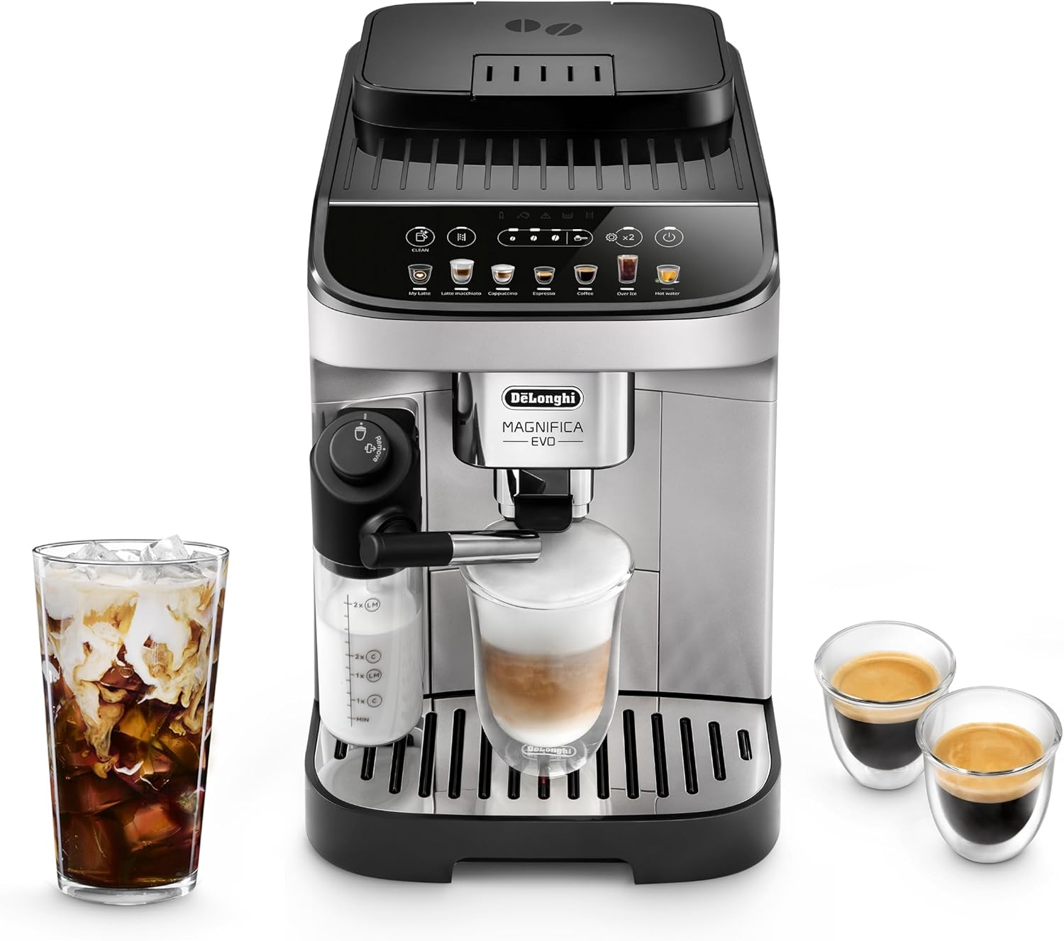 De'Longhi 德龍 Magnifica Evo 全自動義式咖啡機 (ECAM29084SB) | 一鍵拿鐵/卡布奇諾 39%Off 亞馬遜限時特價
