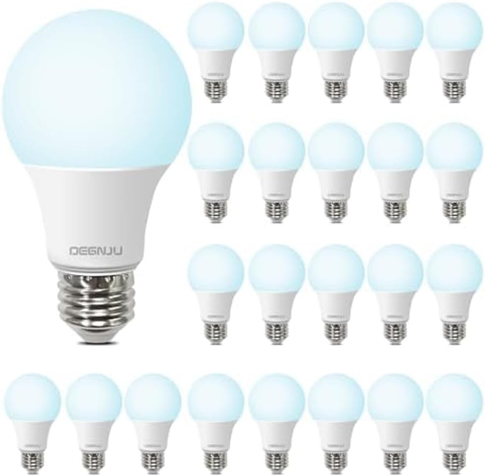 DEGNJU 60W等效 LED節能燈泡 24入大包裝（5000K晝光色/E26標準螺口）