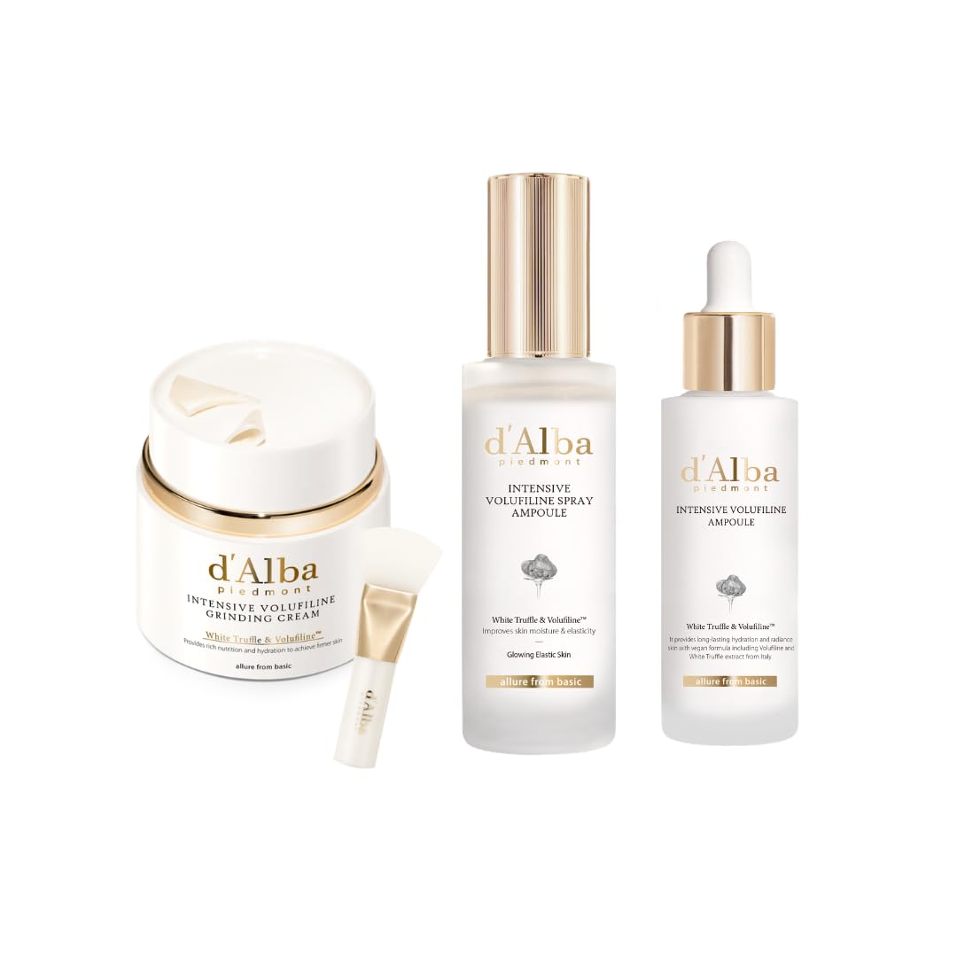 d'Alba 強效豐盈三件組 - 豐盈緊緻霜、豐盈噴霧安瓶、豐盈安瓶