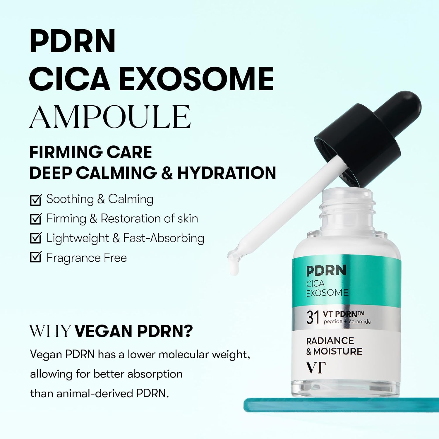 VT 韓國積雪草外泌體 PDRN 彈力修護安瓶精華液 (30ml)
