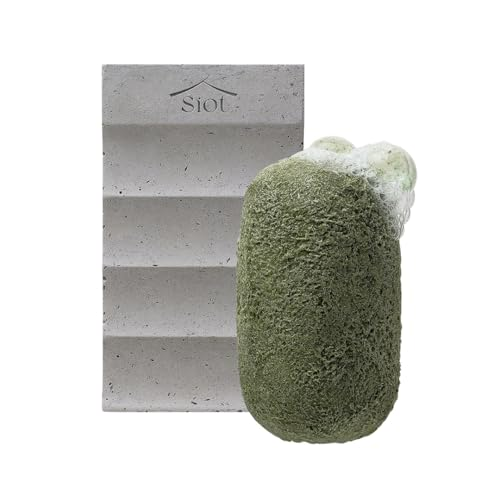 SIOT 草本黏液手工潔面皂與環保陶瓷肥皂盒 的天然永續禮盒組（Natural, Sustainable Gift Set）