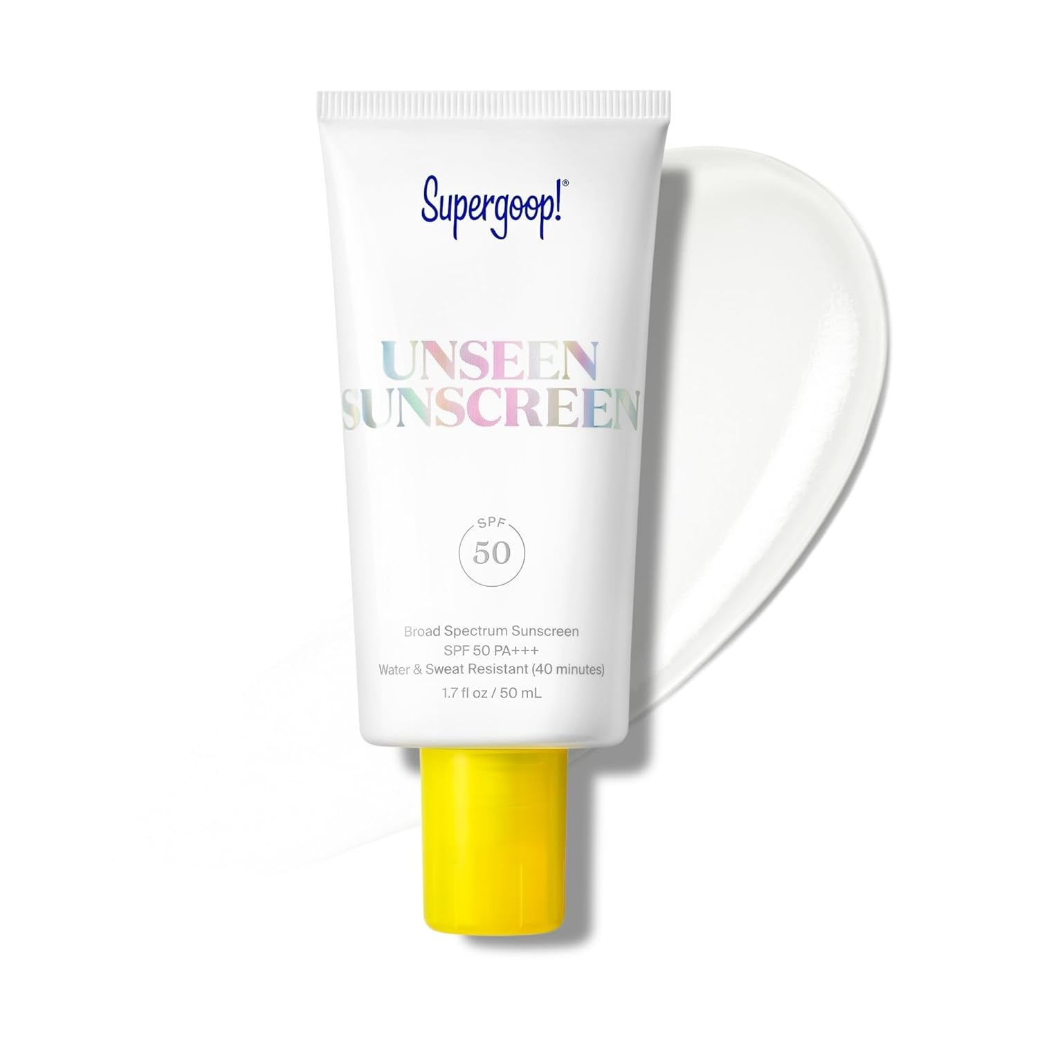 Supergoop! 隱形防曬乳隔離霜 (大容量50ml) | 控油持妝/無色透明 激省35% 亞馬遜限定特價
