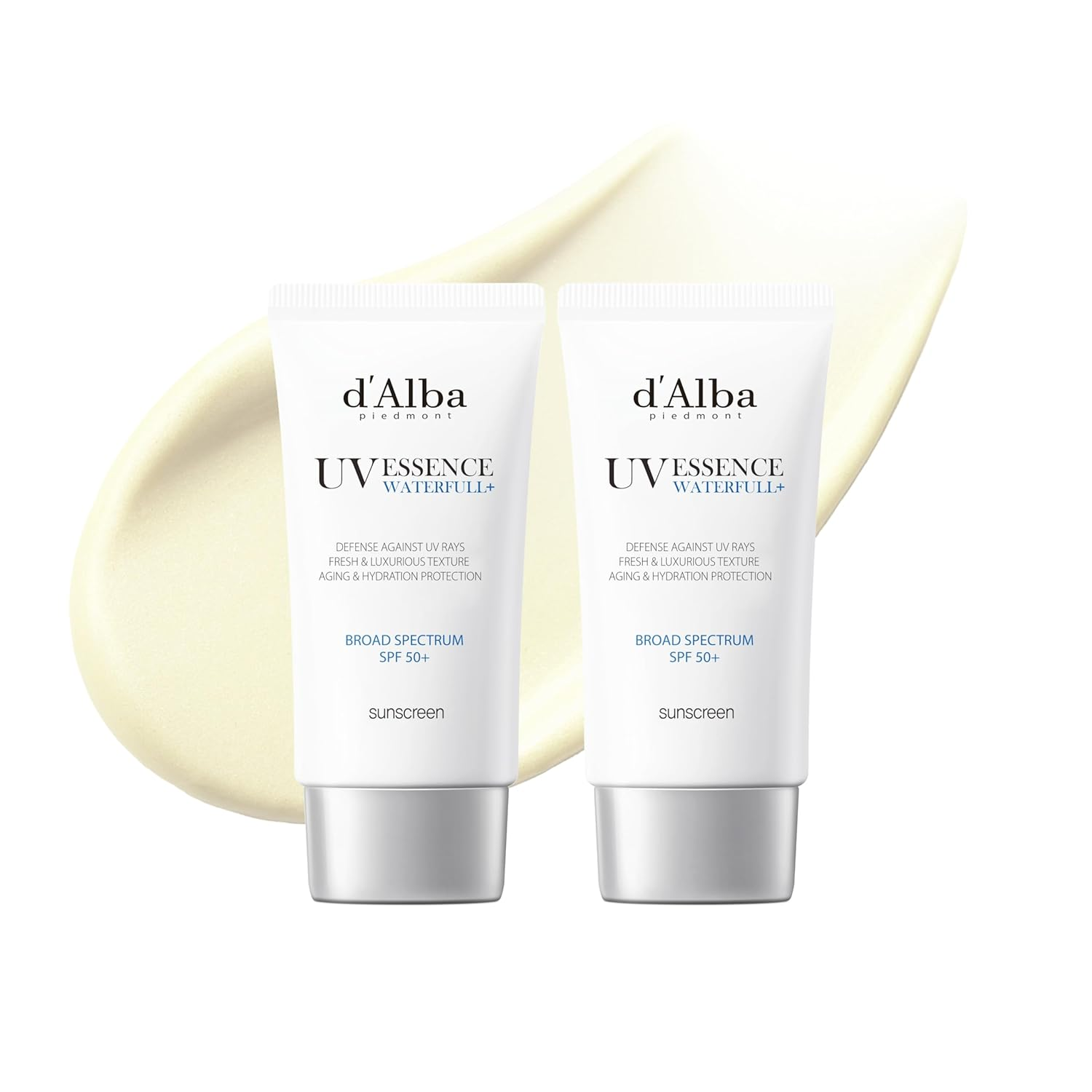 d'Alba 皮埃蒙特義大利白松露水潤精華防曬霜 (兩入組) SPF 50+