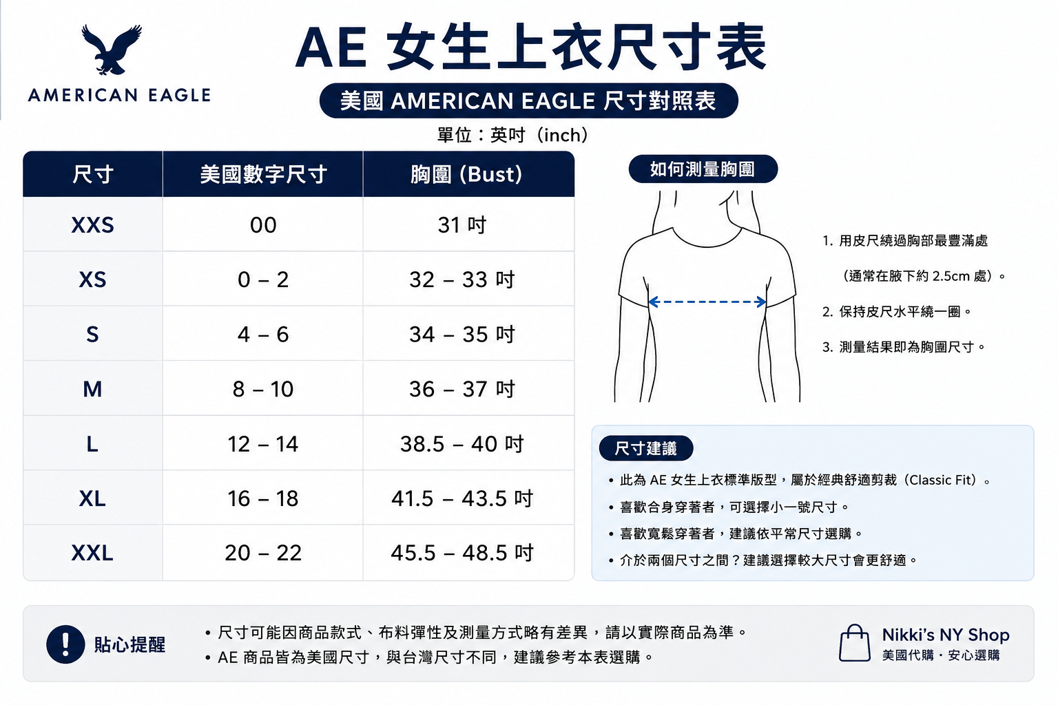尺寸表